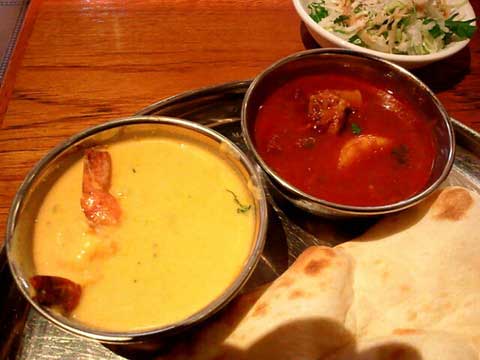 エビも入っているカレー