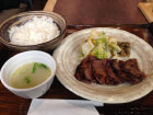 上品な牛タンランチ