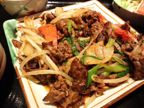 野菜もたっぷり焼肉