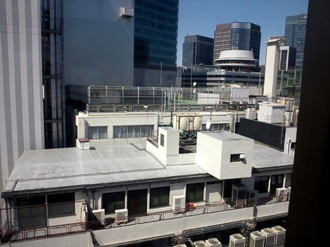 ビルが見える景色