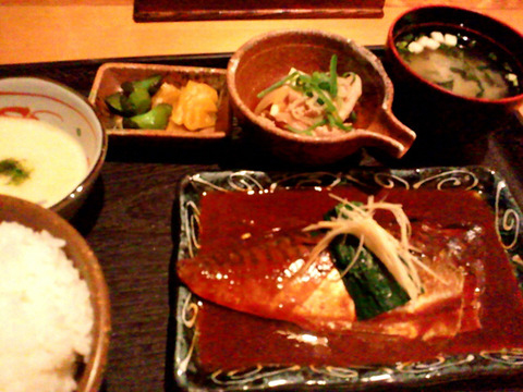 魚の定食