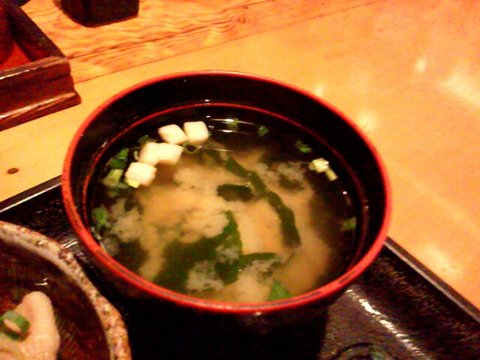 おかわりできる味噌汁