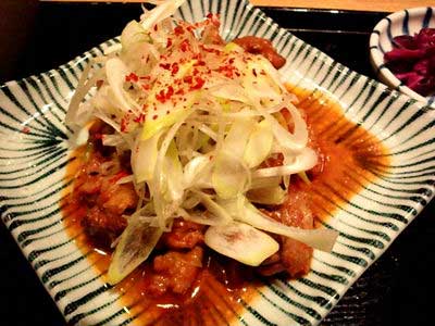 もつの定食