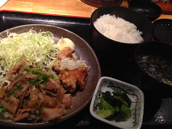 お腹いっぱいになるメニュー