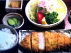 バランスも考えた豚肉ランチ